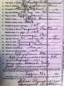 Margaret Rostron Marriage